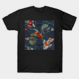 Koi Fish Greenery T-Shirt